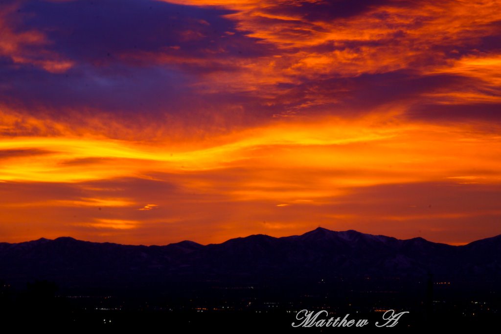 Salt Lake Valley Sunset