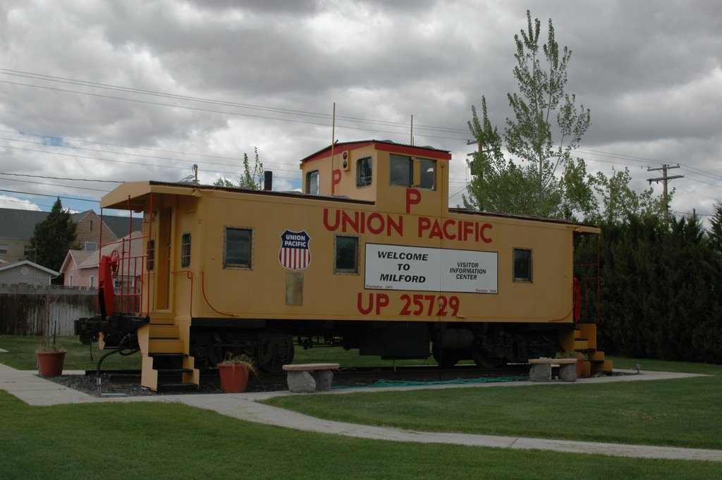 Milford, UT - Visitors Center - Union Pacific Caboose