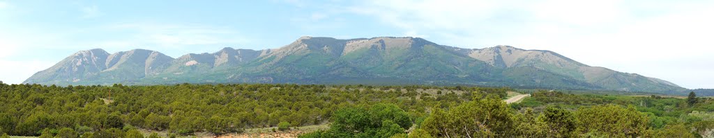 The Abajo/Blue Mountains from Monticello, Ut.