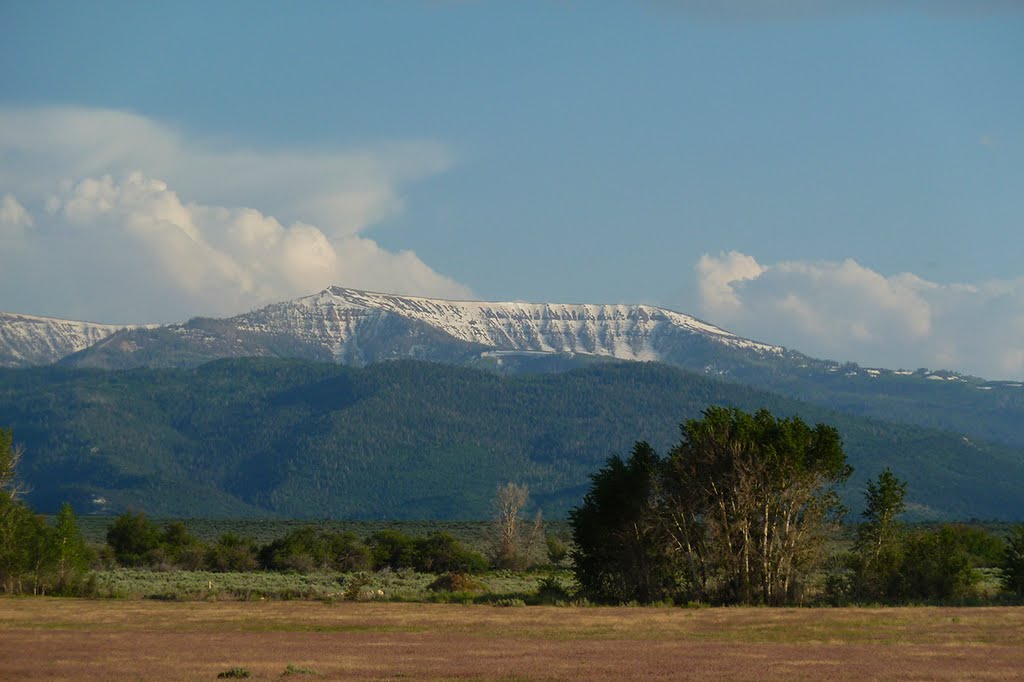 Horseshoe Mountain from the outskirts of Mt. Pleasant, Utah