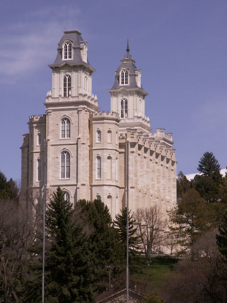 Manti Temple from West