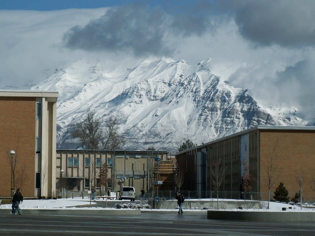 Mt. Timpanogos from BYU