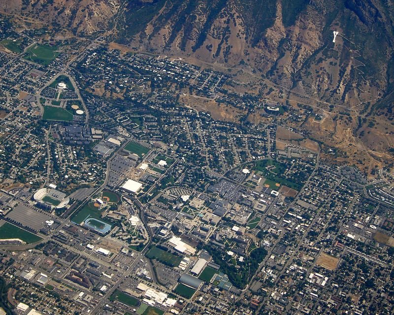 BYU aerial view