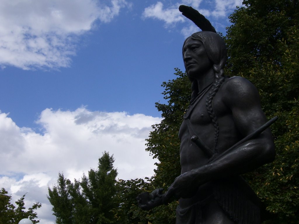 BYU campus Massasoit statue