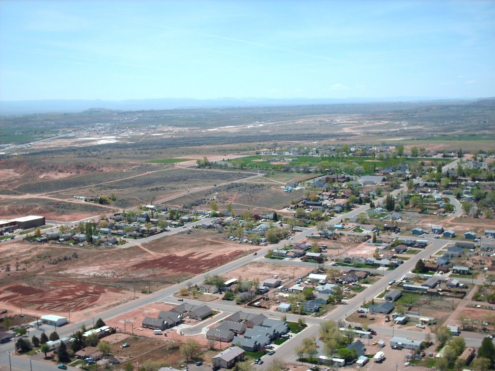 South west over Roosevelt.