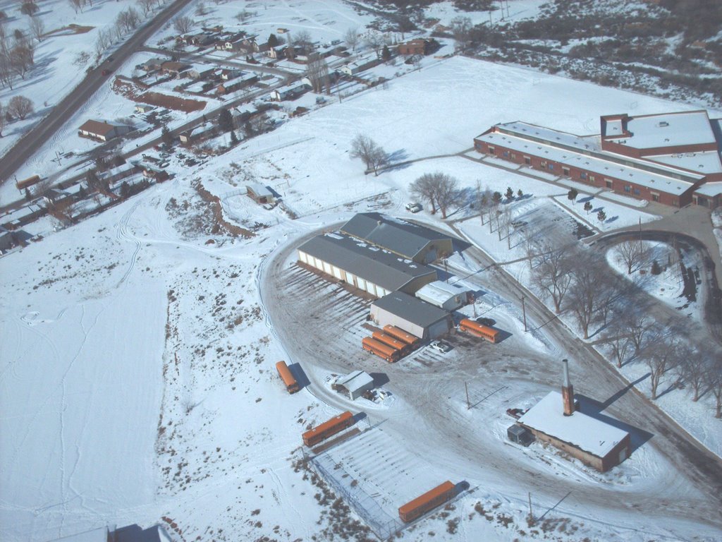 Busses in Winter.