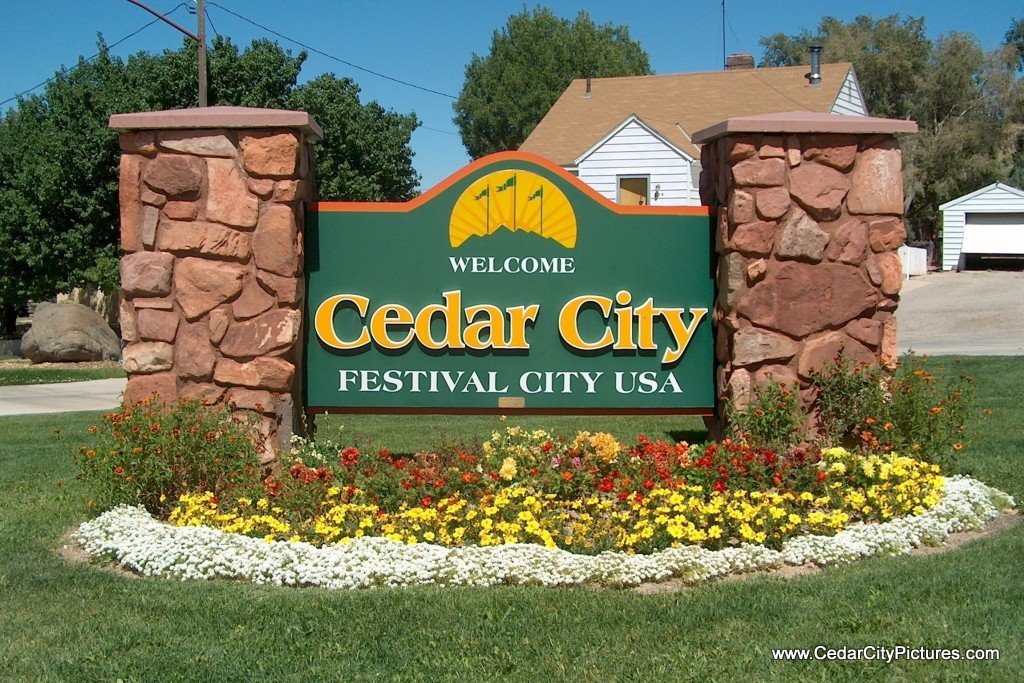 Cedar City Sign