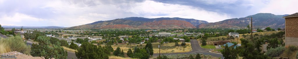 Panorama of Cedar City in 2001