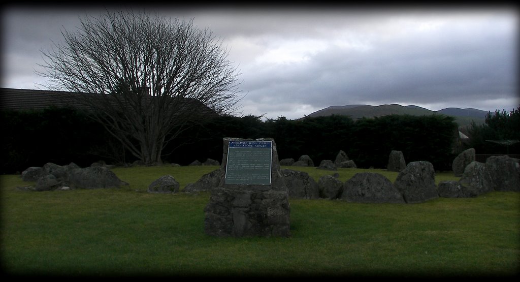 Stone Circle in the Middle of Residential Cul de Sac
