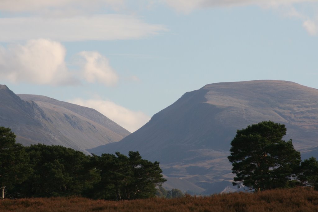 Grampian hills from Aviemore