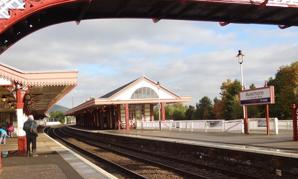 Aviemore Train Station The Highlands OCT. 2013