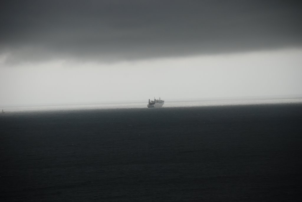 Scary sea and clouds