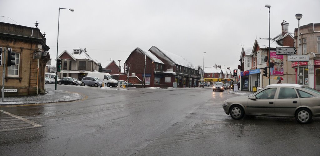 Bournemouth - Charminster Road and Richmond Park Road Junction