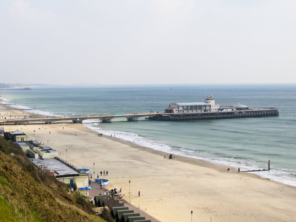 View on Pier, Bournemouth, Dorset, UK March 2007