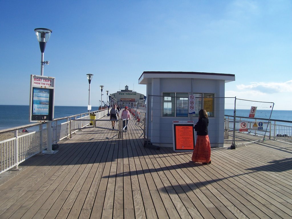 Along the pier
