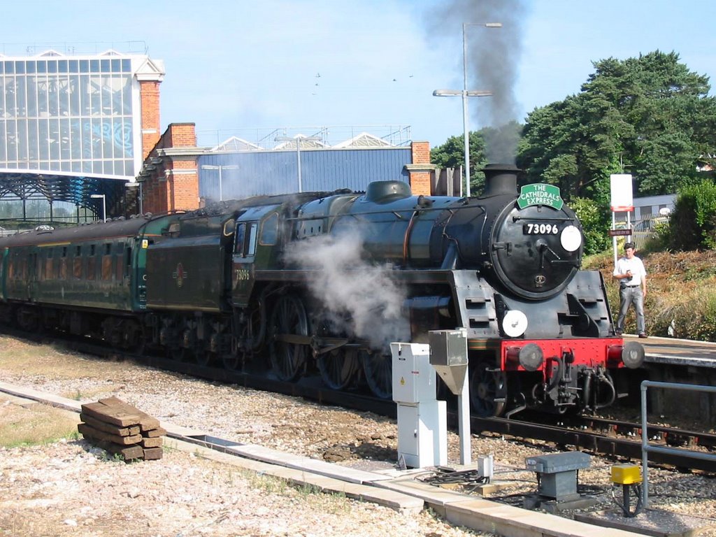 Steam special Bournemouth station