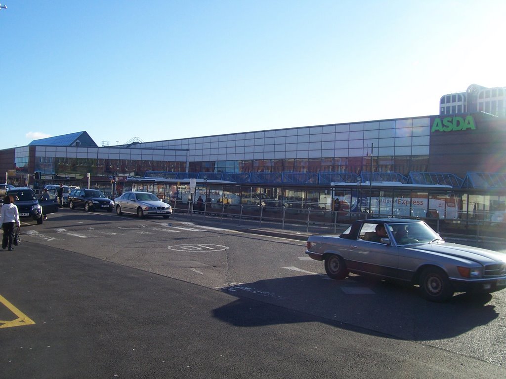 The rear of ASDA