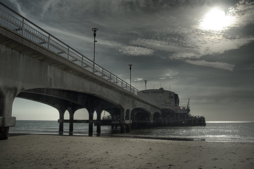 Bournemouth Pier in Winter Sunlight