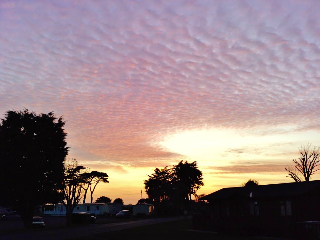 Cloud Formation at sunset, Naish, New Milton