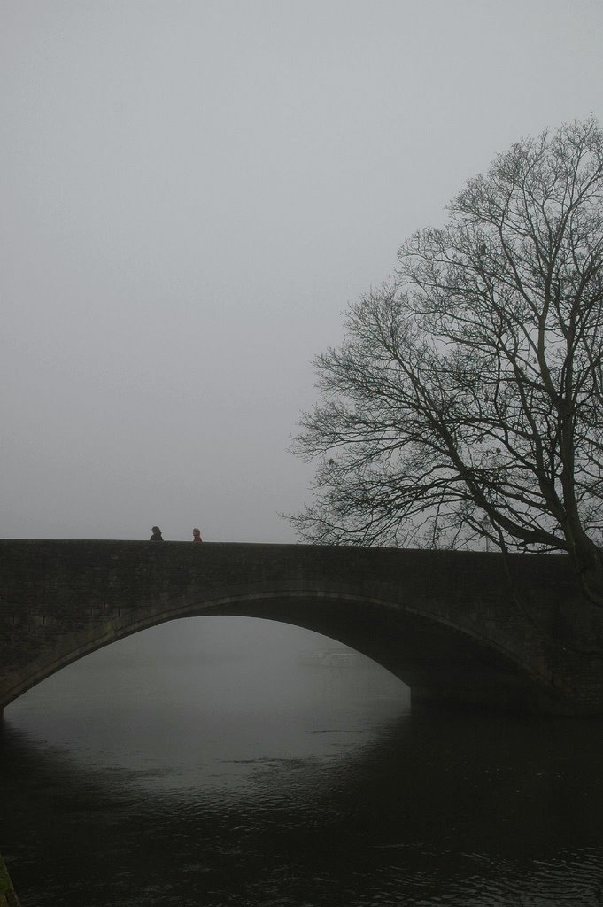 Abingdon Bridge in the fog