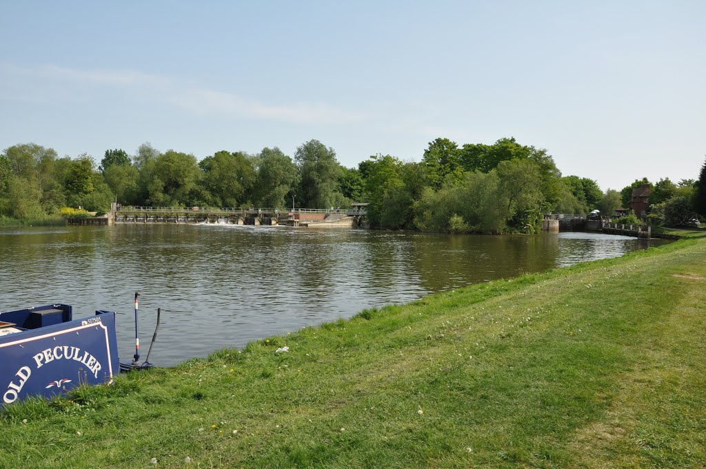 Thames River Walk (2011-05) - View to Abingdon Lock