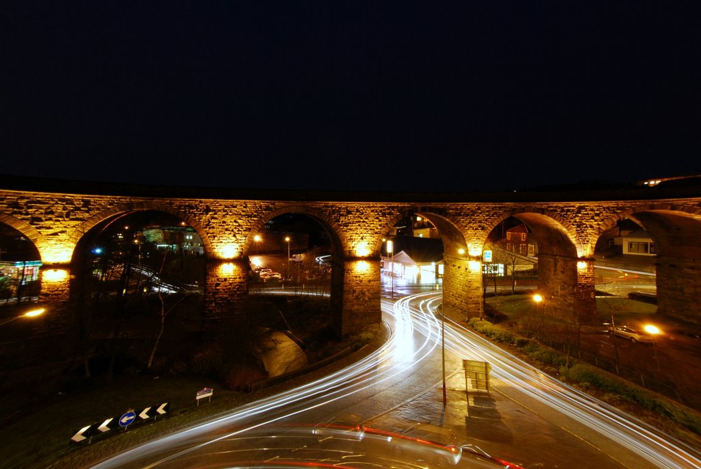 accrington viaduct from arndale roof