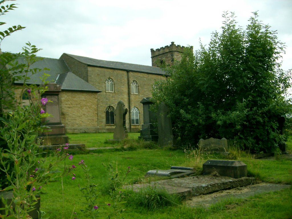 Kirche und Friedhof