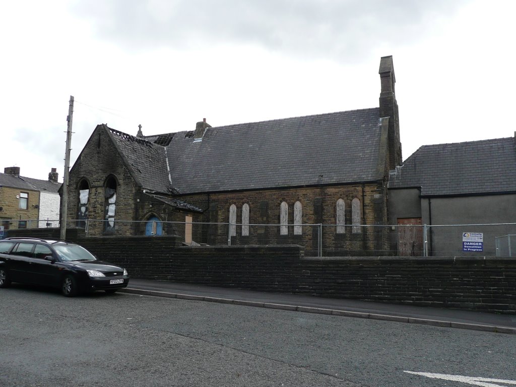 Sad remains of St James mission church