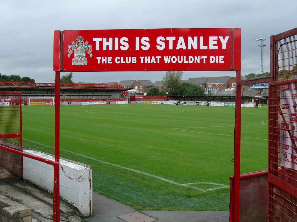 Crown Ground Home of ASFC - Accrington Lancashire England