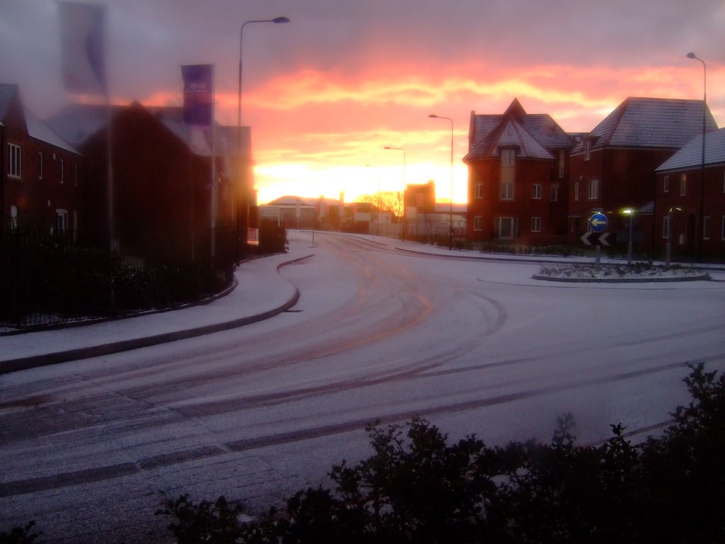 Snow on Stamford Brook