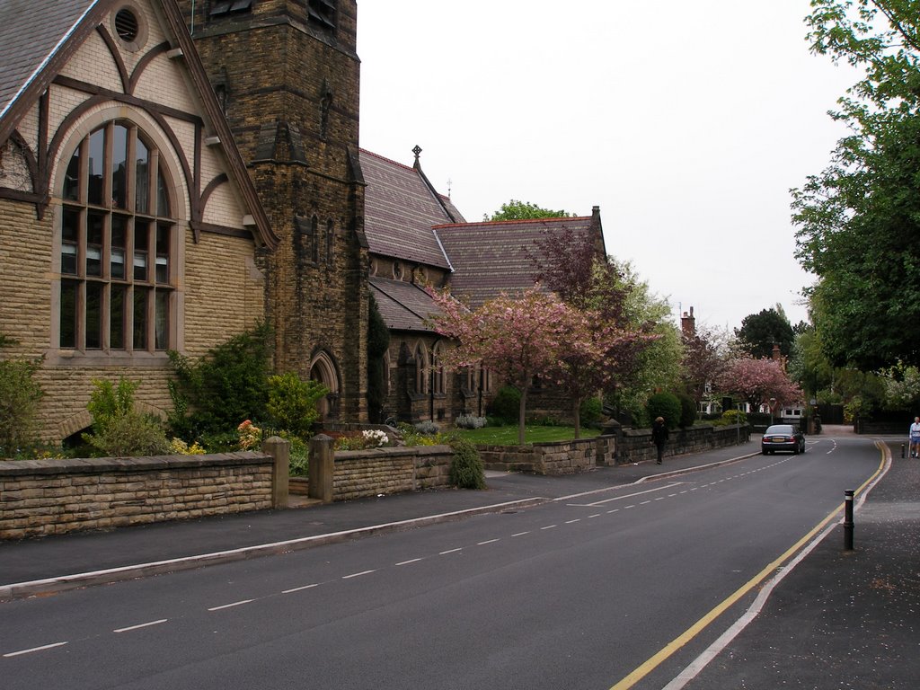 Church at corner of St. John´s road, Ashley road