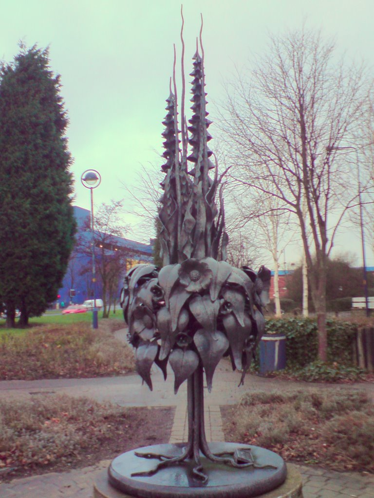 Sculpture, Freedom Gardens, Ashton Under Lyne, Lancashire, England. UK