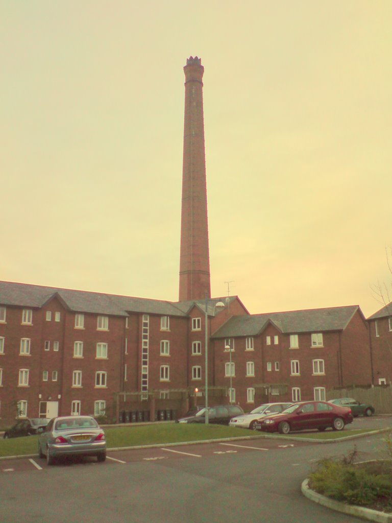 Old Mill Chimney, Portland Basin, Ashton Under Lyne, Lancashire, England, UK