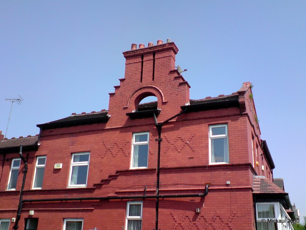 Fancy Chimney Stack, Ashton Under Lyne, Lancashire, England. UK