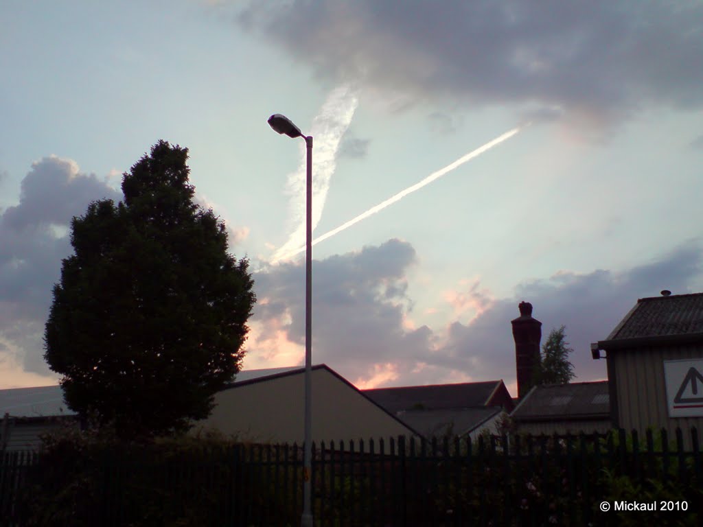 Colourful Sky, Ashton Under Lyne,Lancashire, England. UK