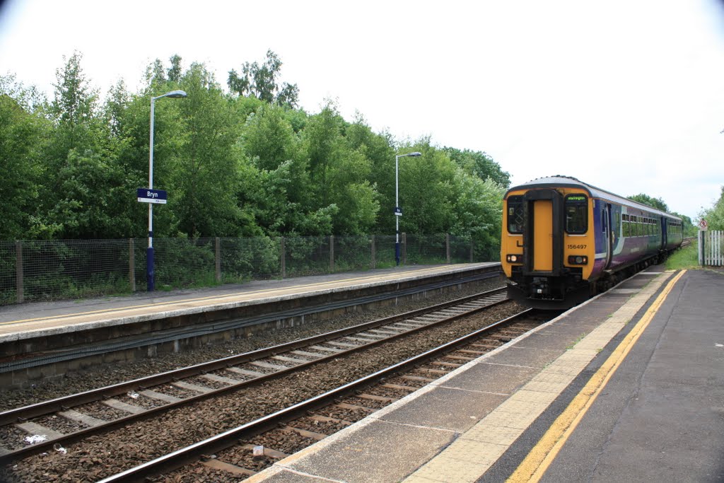 Bryn Railway Station ,Class 158