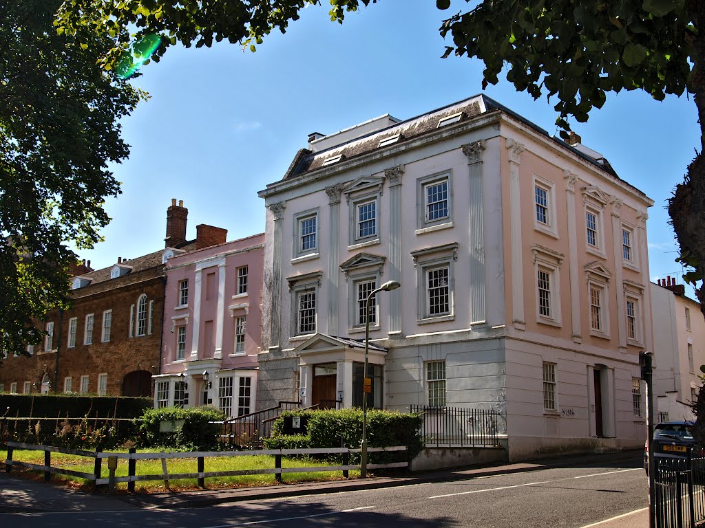 Grand Empire style houses on the Green at the junction of South Bar Street and Crouch Street, Banbury