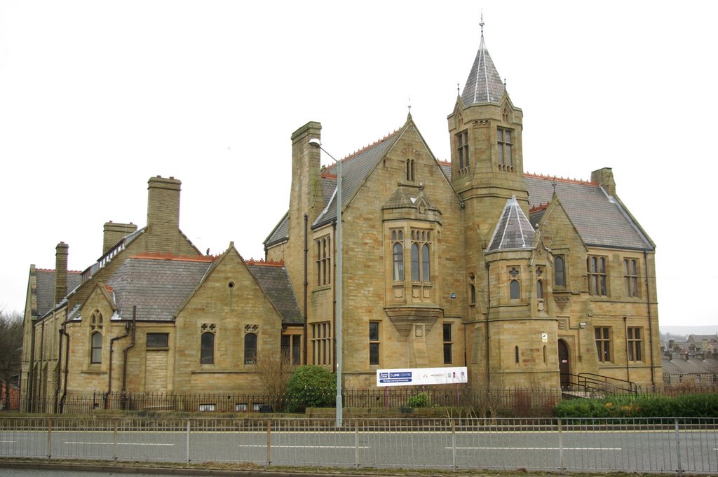 Burnley Grammar School building until 1959.
