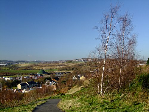 Looking north west from Wakefield Road