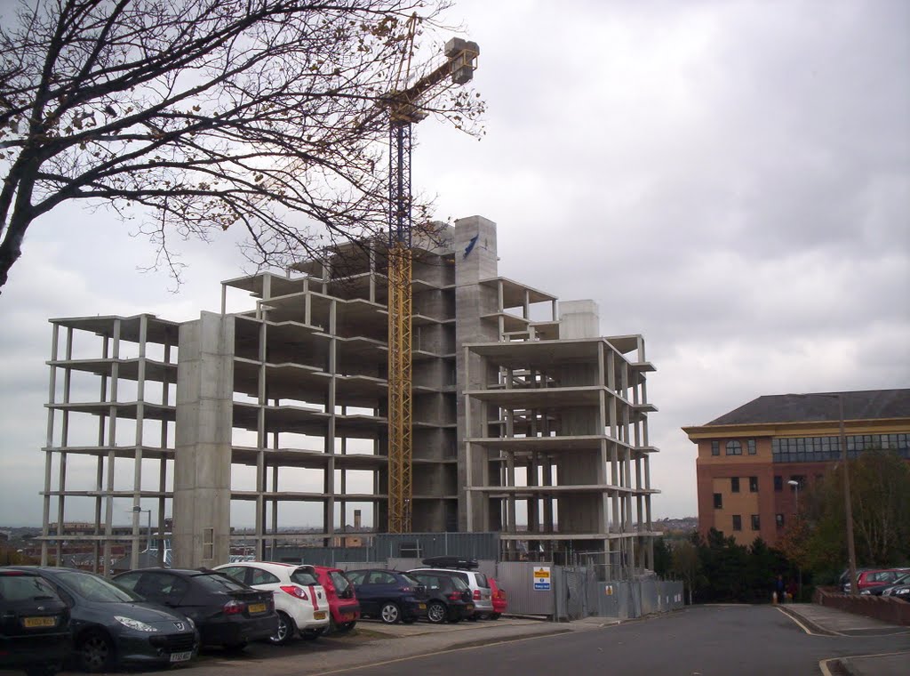 unfinished building