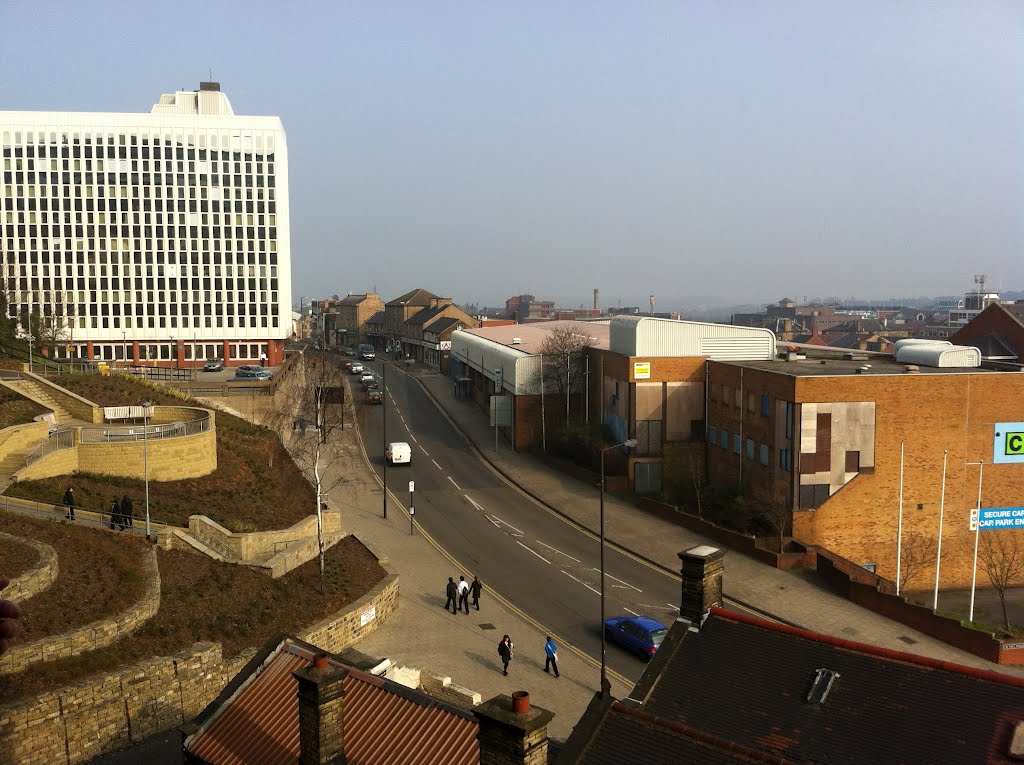 View from Gateway Plaza looking towards old Dunns.