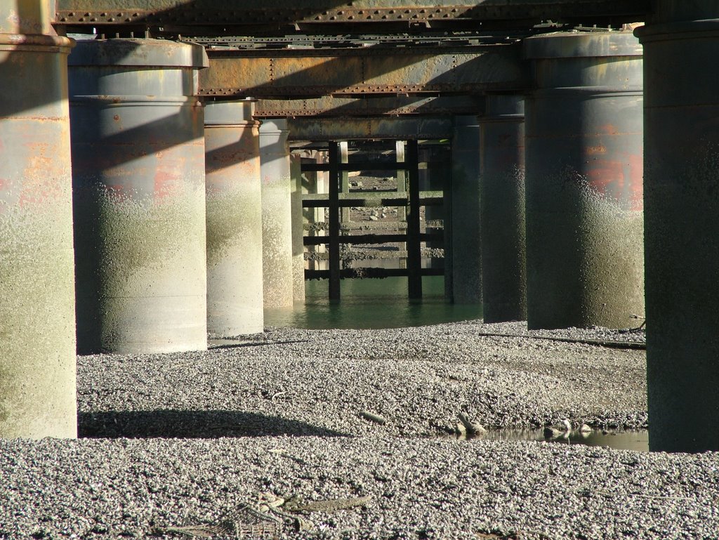 Underneath Jubilee Bridge