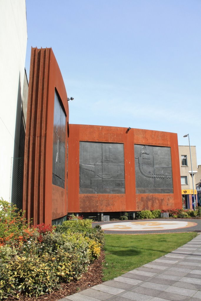 Steel monument