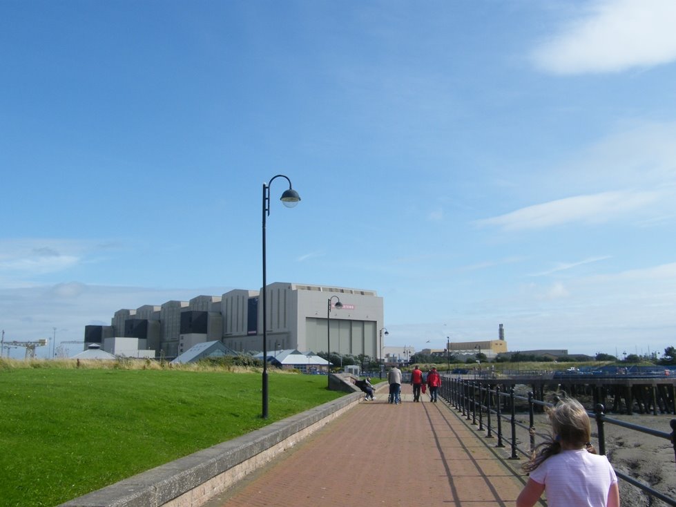 SUB DOCK FROM THE WATER FRONT