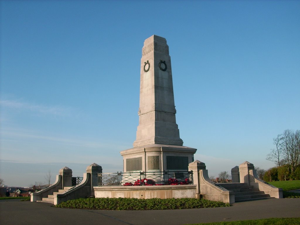Cenotaph in Barrow-in-Furness park