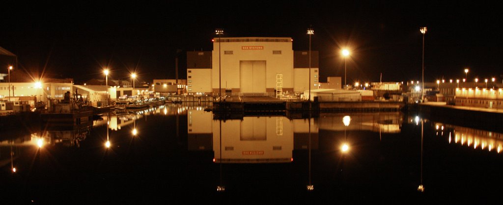 The DDH at night