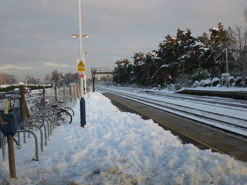 Brookwood Station - Platform 1 - January 2010