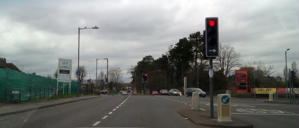 Bagshot Road/Redding Way Junction, Brookwood, Woking