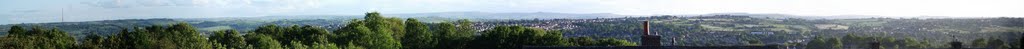 Panoramic view south-west