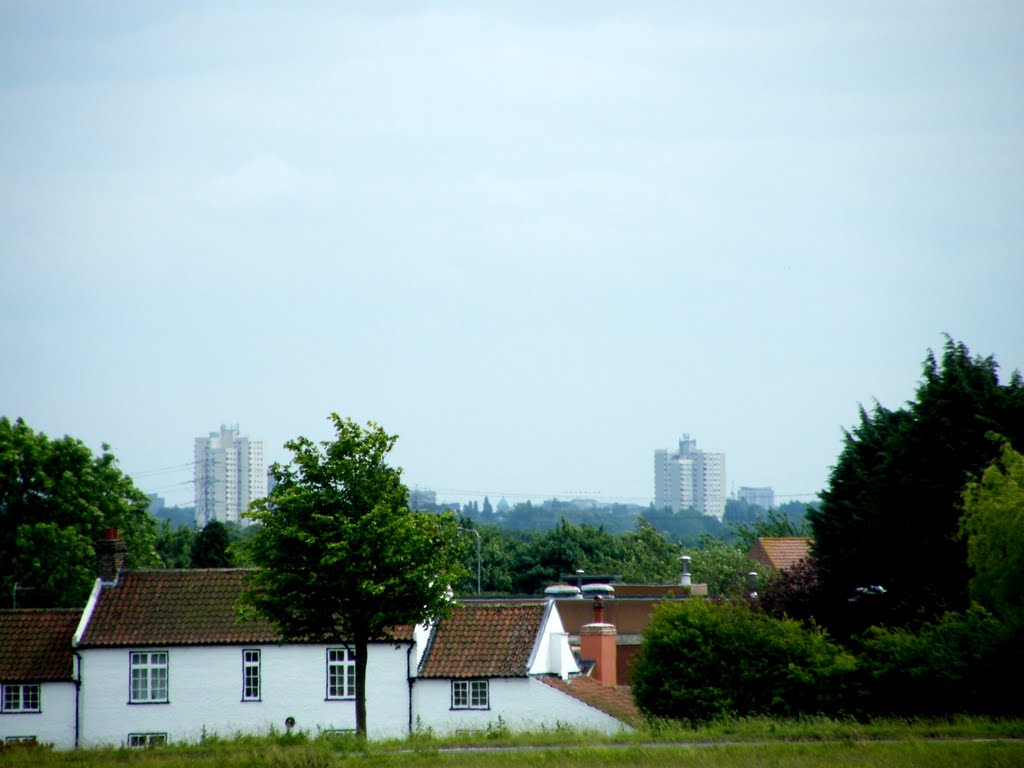 Orchard Park, Hull viewed from Beverley Westwood